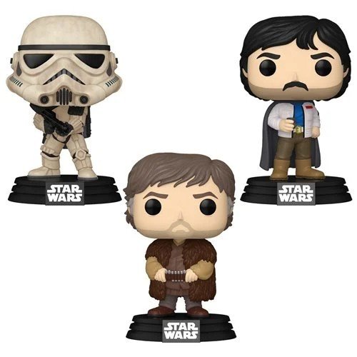 Star Wars Deleted Scenes Funko Pop! Star Wars: Episode IV - A New Hope - Set of 3 (Jabba the Hutt #801, Biggs Darklighter #802, and Funko Sandtrooper #803) Collectible Vinyl Figures - Estimated Arrival: Nov. 2025 (PRE-SALE)