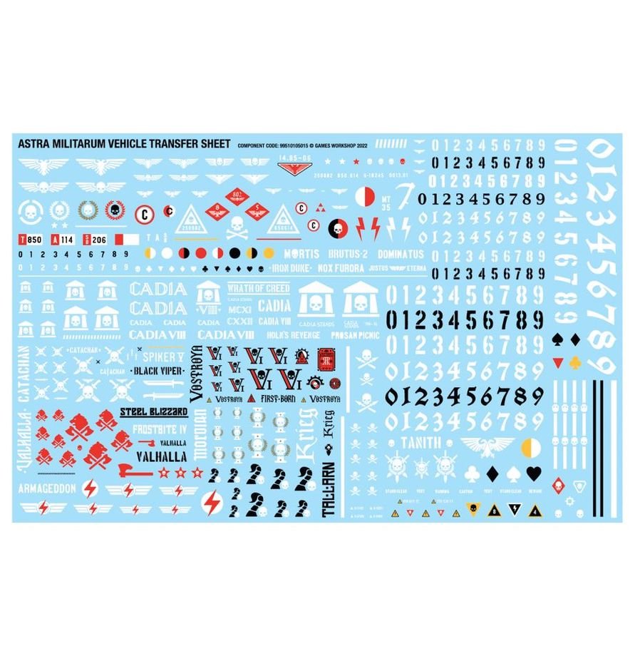Warhammer 40,000 Rogal Dorn Battle Tank – Astra Militarum Heavy Assault Tank Miniature with Custom Weapon Loadouts & Transfer Sheet