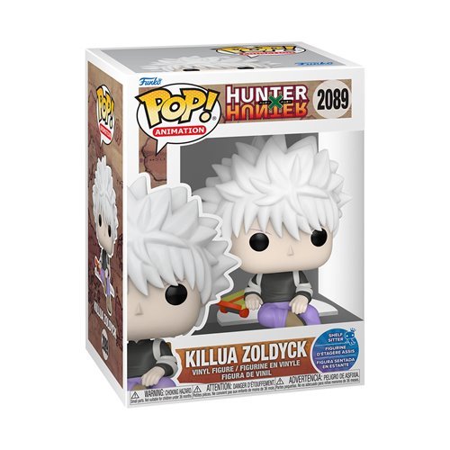 Killua Zoldyck (Sitting) #2089 Funko Pop! Animation Hunter x Hunter - Approx. 4 1/2" Collectible Vinyl Figure Bundled with Display Box Protector Case - Estimated Arrival: Nov. 2025 (PRE-SALE)