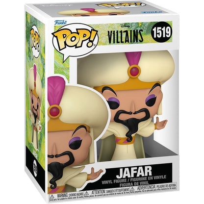 Jafar Funko Pop! Disney Villains: Aladdin - Approx. 5" Collectible Vinyl Figure #1519 with Window Display Box