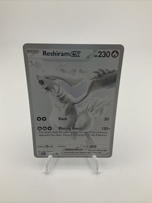 Pokémon TCG Reshiram EX White Flare English Holo Card 173/086 Ultra Rare