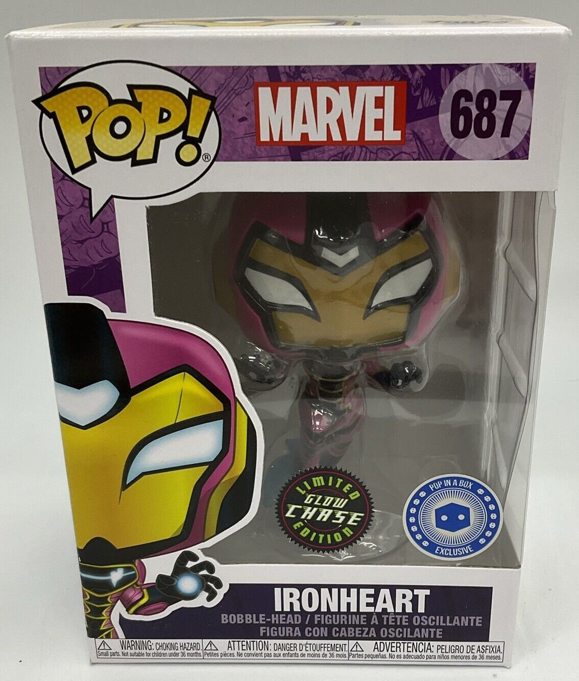 Funko Pop! Vinyl: Marvel - Ironheart #687 (Chase) (Glows in the Dark)