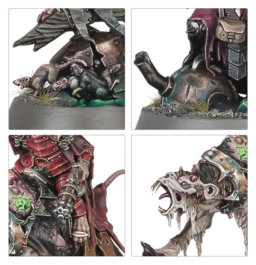 Warhammer Age of Sigmar: Ultimate Starter Set – Spearhead Starter Box with Stormcast Eternals & Skaven, 37 Push-Fit Miniatures, Gaming Mat, Dice & Rulebooks (PRE-ORDER)