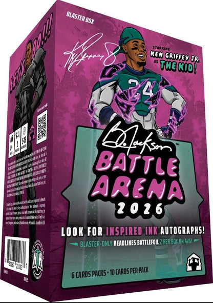 Bo Jackson Battle Arena 2026 Blaster Box – Trading Card Game Sealed Packs