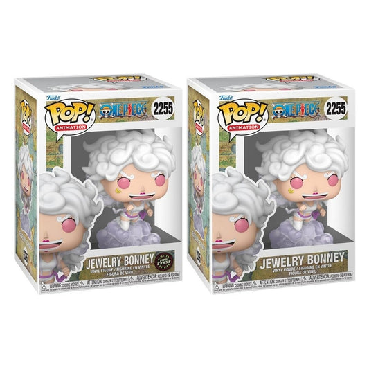 Funko Pop! One Piece Jewelry Bonney #2255 Chase & Common Bundle Pack of 2 Vinyl Figures Collectible Action Figures (PRE-ORDER MARCH)