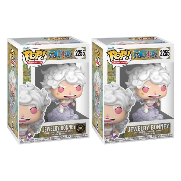 Funko Pop! One Piece Jewelry Bonney #2255 Chase & Common Bundle Pack of 2 Vinyl Figures Collectible Action Figures (PRE-ORDER MARCH)