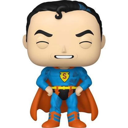 Golden Age Superman #000 Funko Pop! Heroes DC Comics Shield Through the Ages - Approx. 4" Collectible Vinyl Figure Bundled with Display Box Protector Case - Estimated Arrival: Nov. 2025 (PRE-SALE)