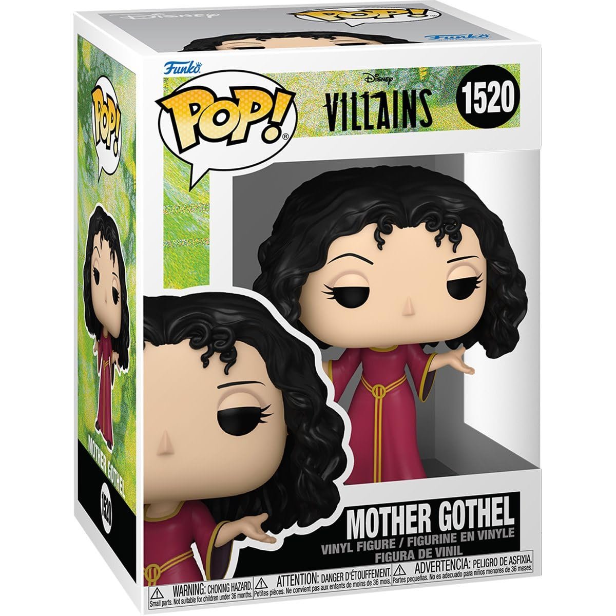 Mother Gothel Funko Pop! Disney Villains Tangled - Approx. 3 3/4" Collectible Vinyl Figure #1520 with Window Display Box