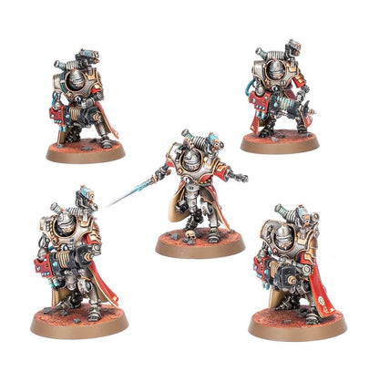 Warhammer 40,000 Adeptus Mechanicus Hastarii – 5 Plastic Miniatures, Build Exterminators or Fusiliers, Adeptus Mechanicus Heavy Weapons Squad for Warhammer 40K (PRE-ORDER)