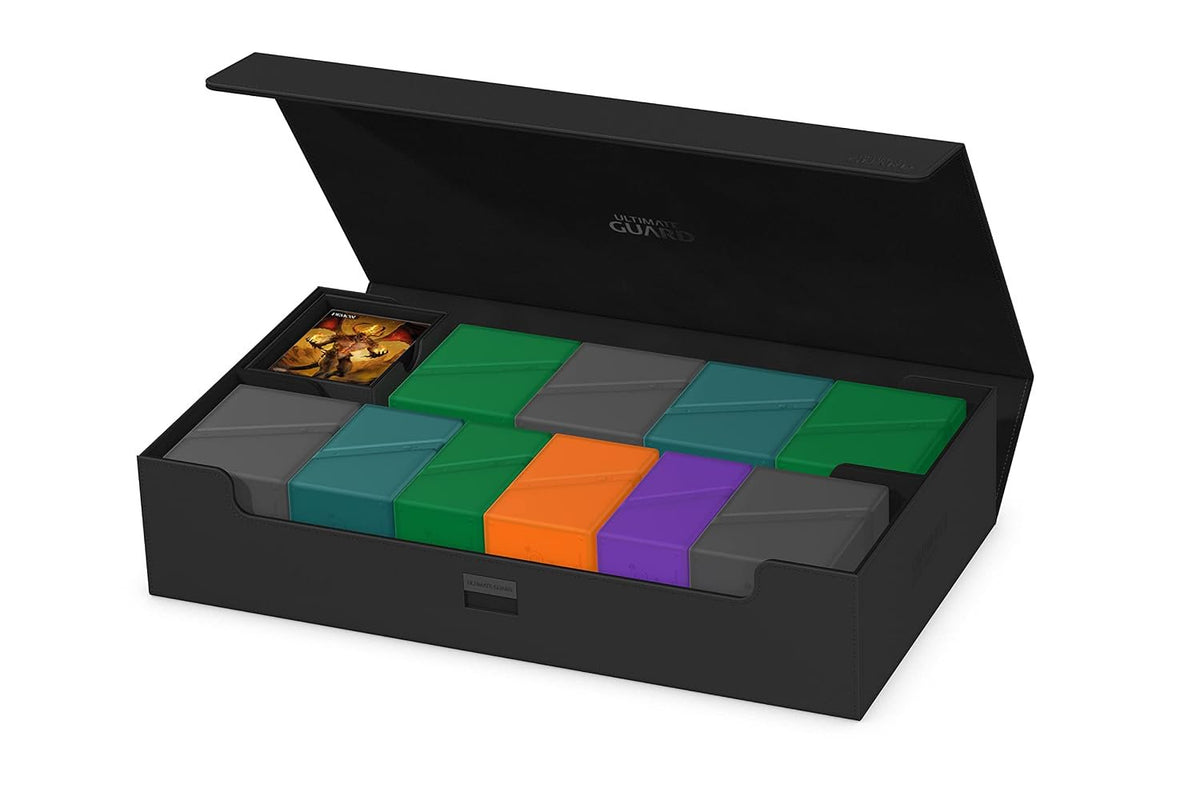Ultimate Guard Omnihive 1000+ Black Deck Case for 1000 Double-Sleeved Cards with 2 Trays