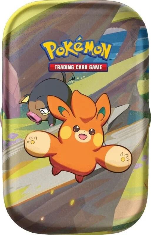 Pokemon TCG Paldea Friends Mini Tin - 2 Sealed Pokémon Booster Packs, Collectible Trading Cards, Deck Building, Anime Cards & Card Display for Collectors