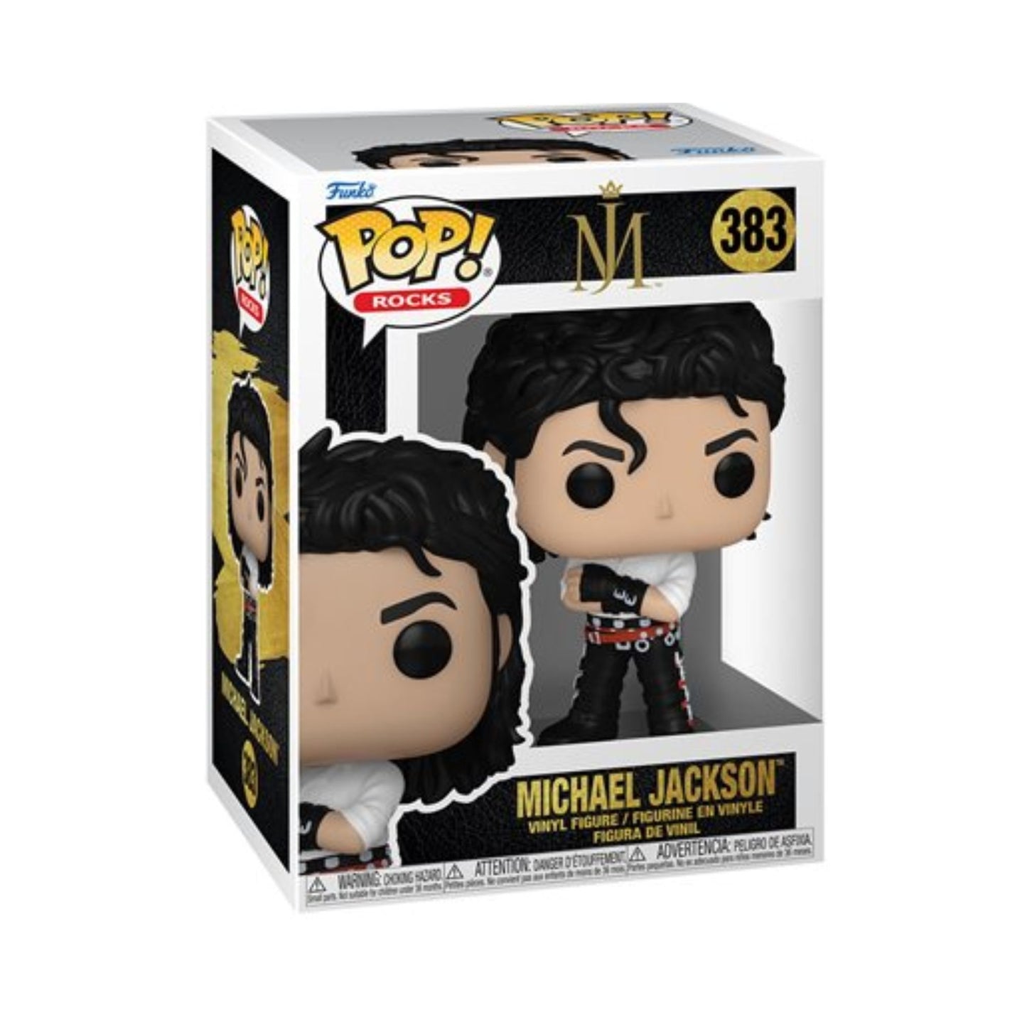 Michael Jackson Funko Pop! Rocks MJ (Dirty Diana) - Iconic Music Legend Collectible Vinyl Figure #383 with Window Display Box