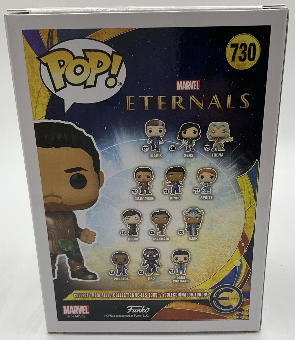 FUNKO POP -GILGAMESH-Eternals- #730 -GLOW CHASE EDITION