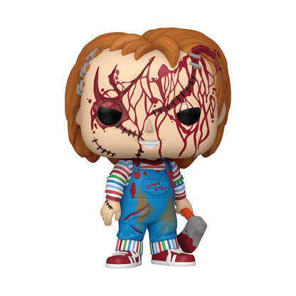 Chucky Bloody Funko Pop! Movies: Bride of Chucky - Approx. 4" Collectible Entertainment Earth Exclusive Vinyl Figure #1694 with Display Box Protector Case