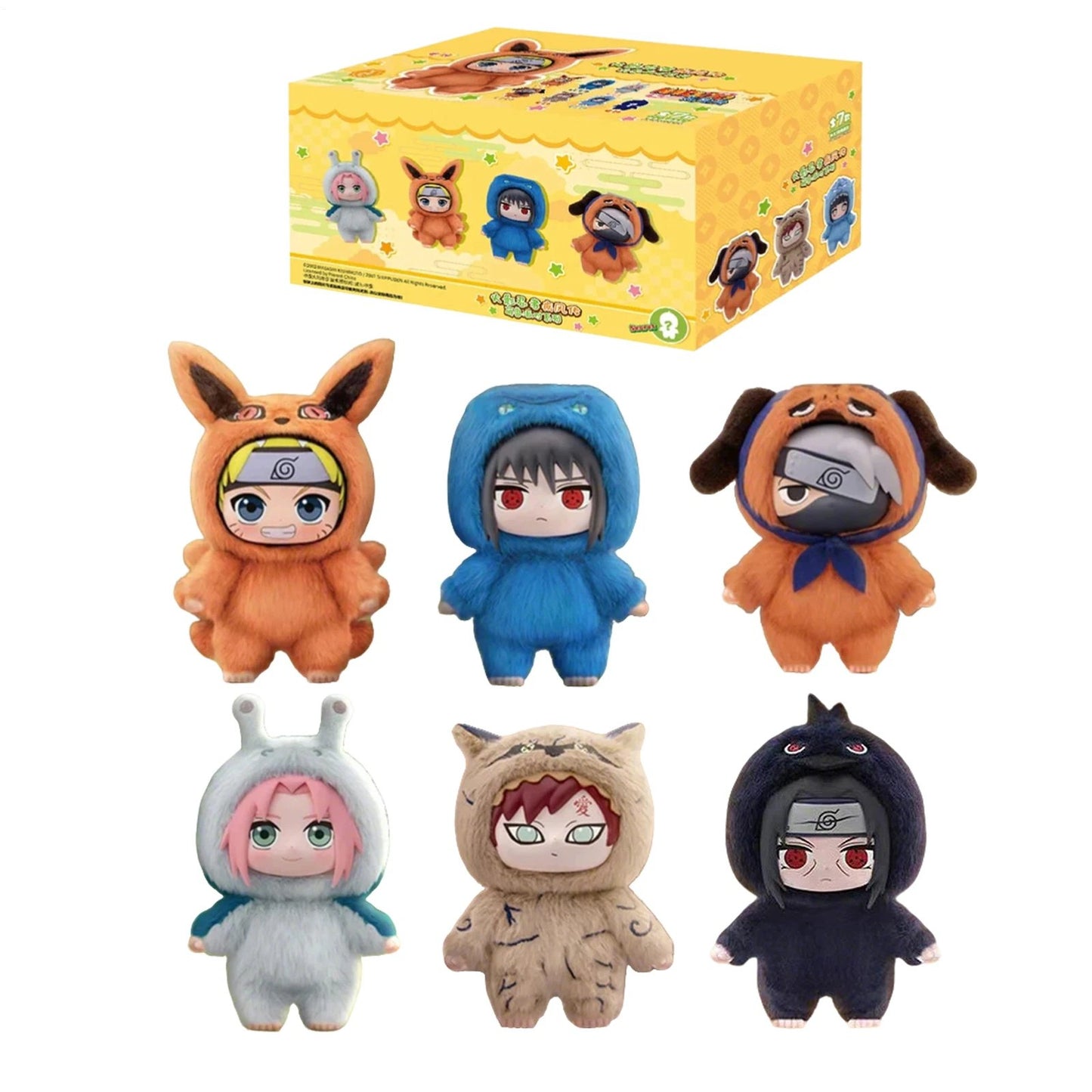 Miniso Top Toy Naruto Beast Party Series Plush - Single Blind Box