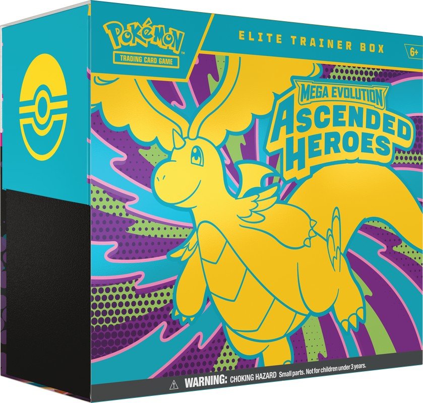 Pokemon Mega Evolution 2.5 Ascended Heroes Elite Trainer Box with Prom ...