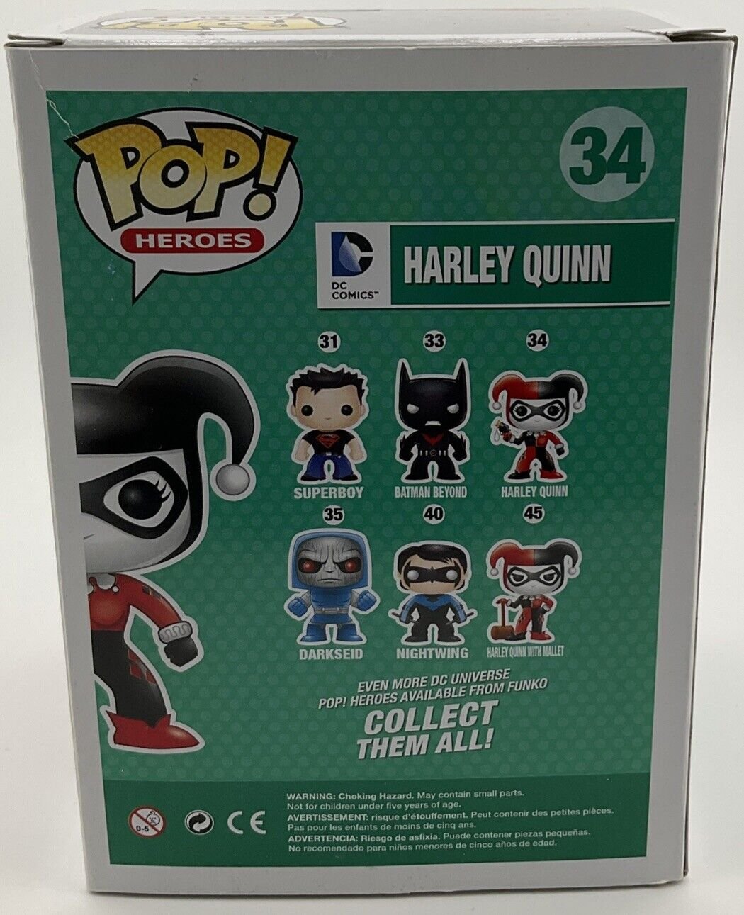 Funko Pop! Vinyl: DC Universe - Harley Quinn #34 Signed By Tara Strong