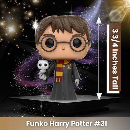 Harry Potter with Hedwig Funko Pop! - Approx. 3 3/4" Collectible Vinyl Figure #31 with Display Box Protector Case