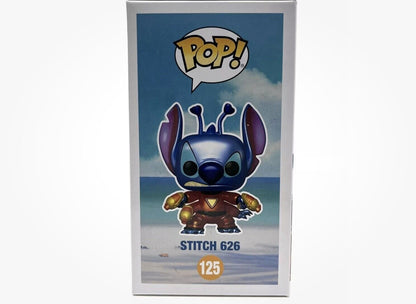 Funko Pop! Stitch 626 Metallic #125 LE 3000 & Loungefly Light Up Mini Backpack