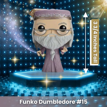 Albus Dumbledore in Purple with Wand Funko Pop! Harry Potter - Approx. 3 3/4 " Collectible  Vinyl Figure #15 in Window Display Box