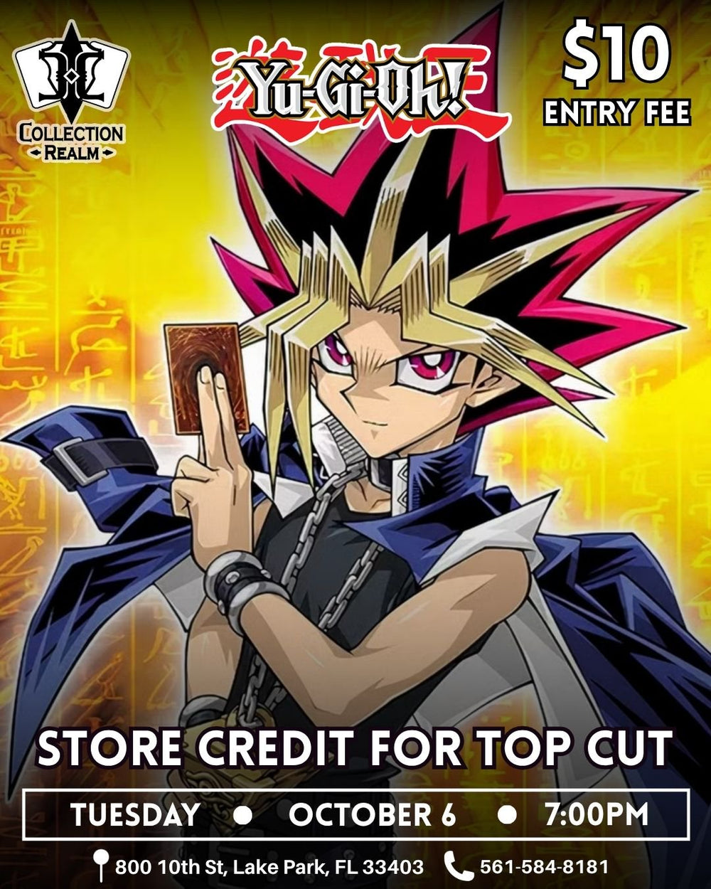 Yu-Gi-Oh! TCG Tournament – October 6, 2026 (Tuesday 7:00 PM)