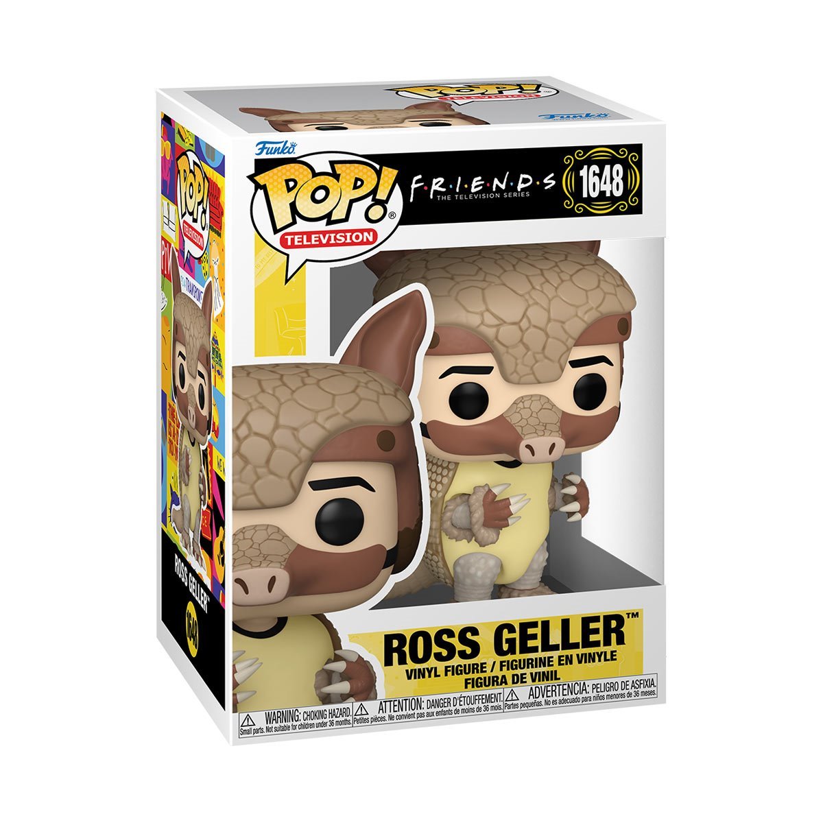 Ross Geller Armadillo Funko Pop! Television F.R.I.E.N.D.S Series - Approx. 4  1/2" Collectible Vinyl Figure #1648 with Display Box Protector Case