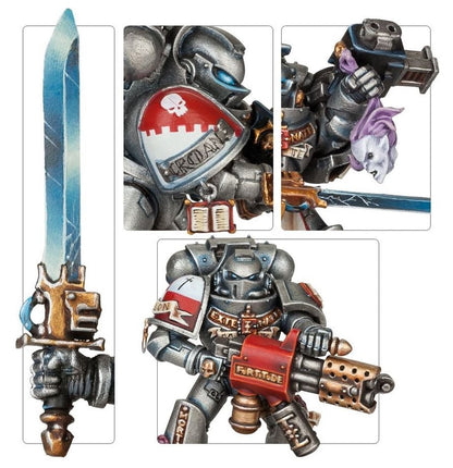 Warhammer 40K Combat Patrol Grey Knights Army Set – 17 Miniatures Including Castellan Crowe, Strike Squad, Brotherhood Terminators & Venerable Dreadnought