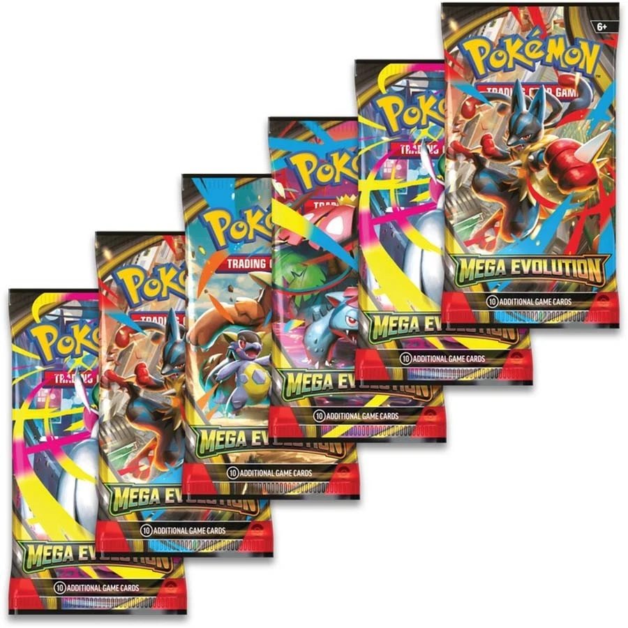 Pokémon TCG Mega Evolution ME01 Booster Bundle – 6 Pokémon Cards Booster Packs (PRE-SALE)