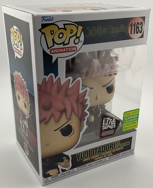 Funko Pop! Vinyl: Yuji Itadori with Slaughter Demon #1163 (Little Things) (SCLE)