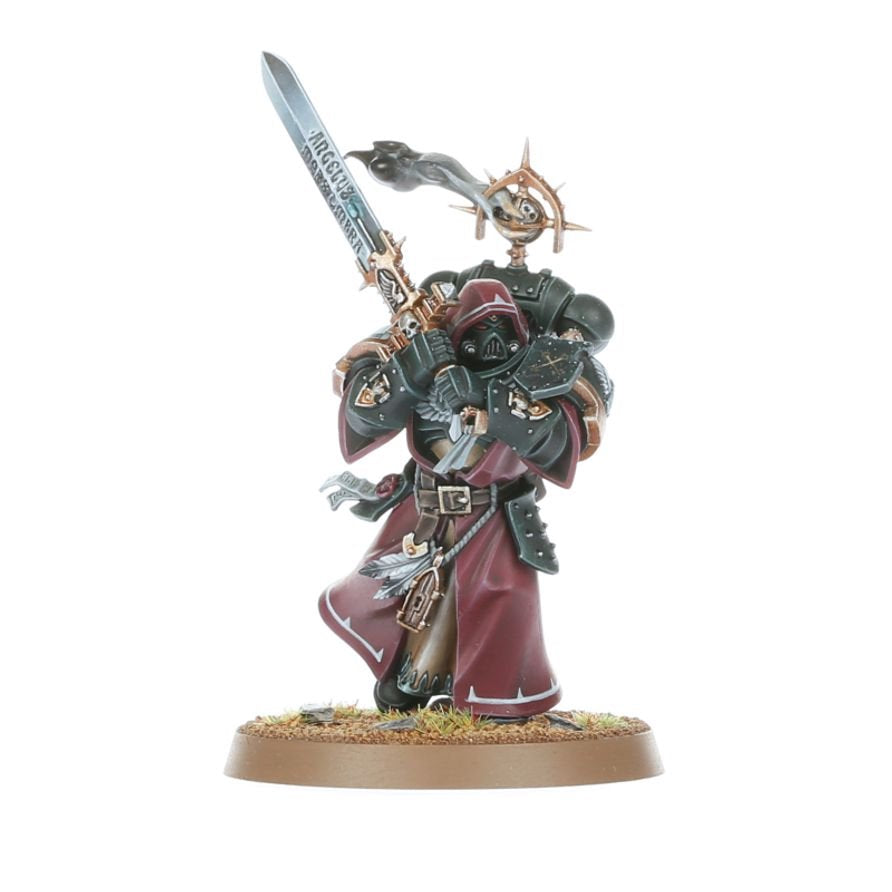 Warhammer 40K Dark Angels Inner Circle Companions – 3 Elite Melee Veterans Miniatures with Calibanite Greatswords, Customizable Poses & Transfer Sheet (PRE-ORDER)