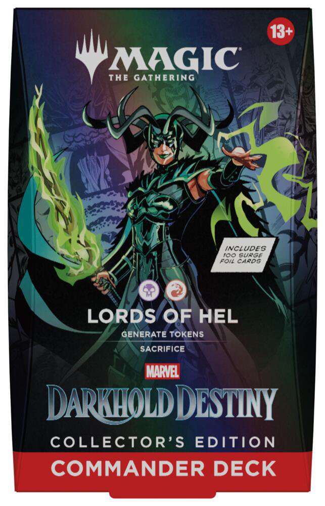 Magic The Gathering Marvel Darkhold Destiny Lords of Hel Commander Deck Collector's Edition (Pre-Order April 2027)