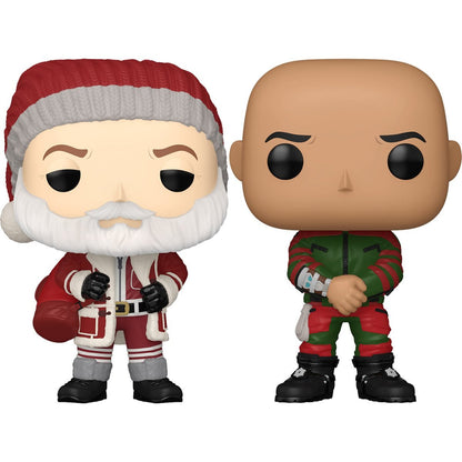 Red One Funko Pop! Movies Set of 2 (Nick #1686, Callum Drift #1685) Collectible Vinyl Figures