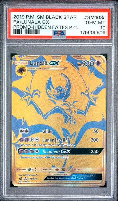 Pokemon Rayquaza/Sol/Lun HFPC PSA 10 Seq