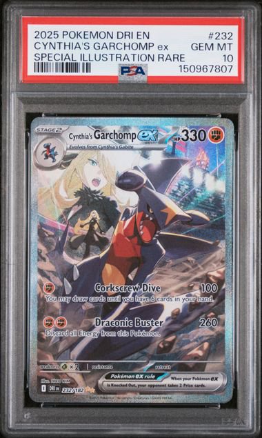 Pokemon Cynthia's Garchomp PSA 10 7807
