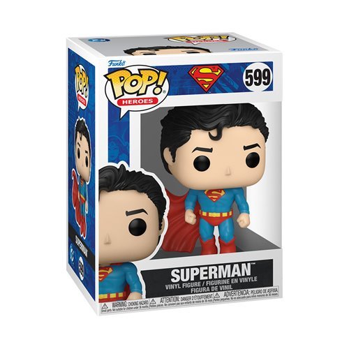 Superman #599 Funko Pop! Heroes DC Comics New Classics - Approx. 4 3/4" Collectible Vinyl Figure Bundled with Display Box Protector Case - Estimated Arrival: Nov. 2025 (PRE-SALE)
