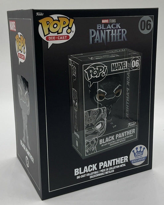 Funko Pop! Diecast: Marvel - Black Panther (Chase) 06 - (Funko Exclusive)