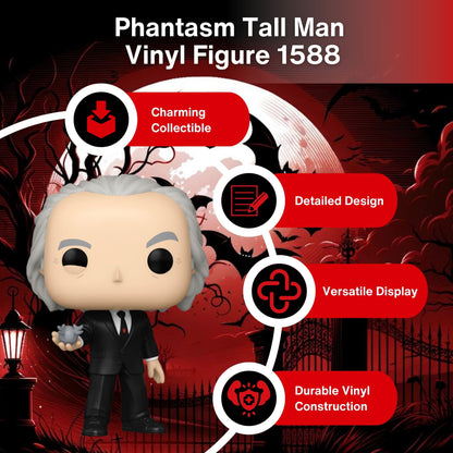 Tall Man Funko Pop! Phantasm - Vinyl Figure #1588  with Display Box Protector Case