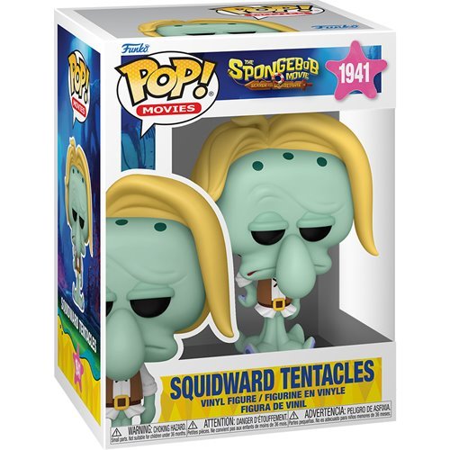 Squidward Tentacles #1941 Funko Pop! Movies The SpongeBob Movie: Search for SquarePants - Approx. 4 1/4" Collectible Vinyl Figure Bundled with Display Box Protector Case - Estimated Arrival: Oct. 2025 (PRE-SALE)
