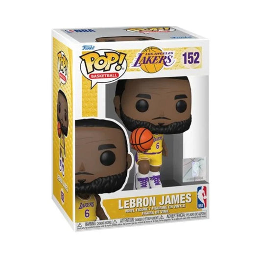 LeBron James Funko Pop! NBA Basketball Los Angeles Lakers - Approx. 3 3/4" Collectible Vinyl Figure #152 with Display Box Protector Case