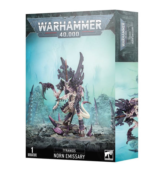 Warhammer 40,000 Tyranids Norn Emissary Miniature Model Kit – Builds Norn Emissary or Norn Assimilator – Massive Psychic Monster with Citadel 100mm Base – Games Workshop Plastic Figure (PRE-ORDER)