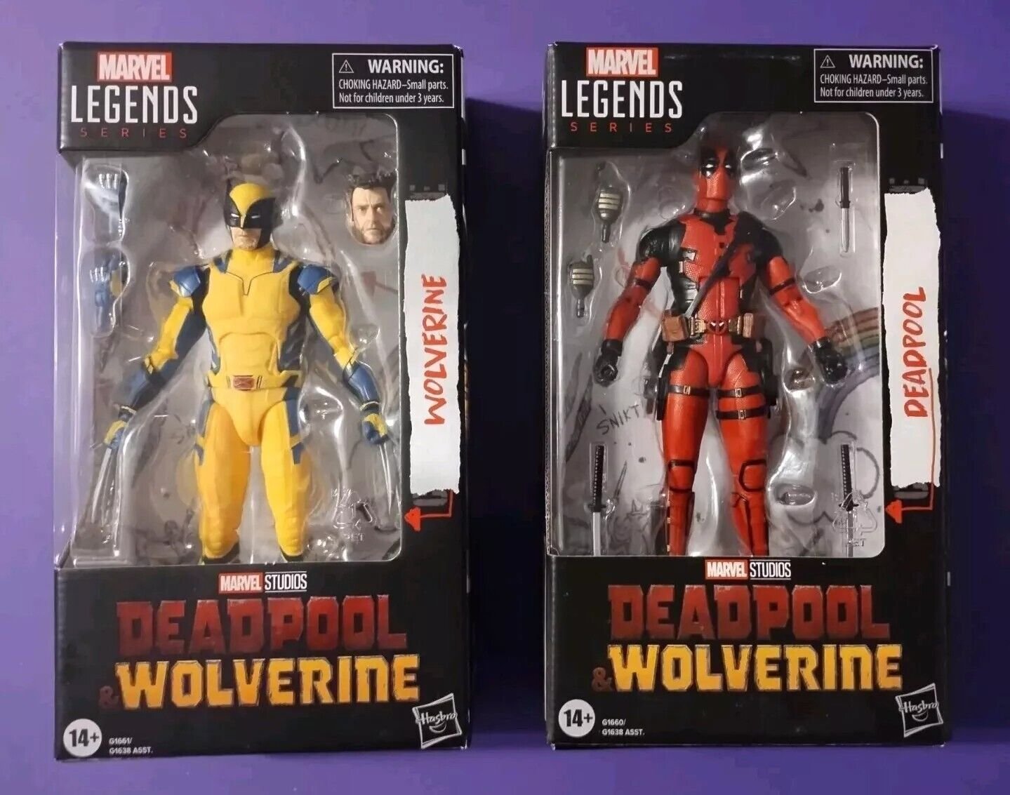 Hasbro Marvel Legends Series Deadpool and Wolverine Set of 2 Collectible 6" Action Figures - Estimated Arrival: June 2025 (PRE-SALE)