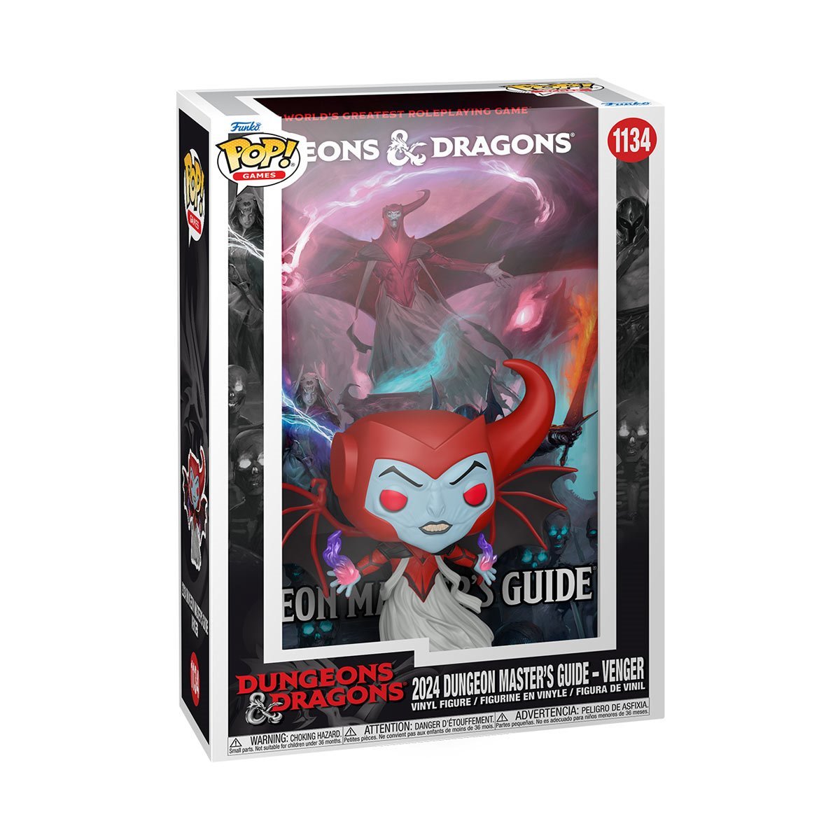 2024 Dungeon Master's Guide - Venger #1134 Book Cover Funko Pop! Games Dungeons & Dragons - Collectible Vinyl Figure in Hard Case