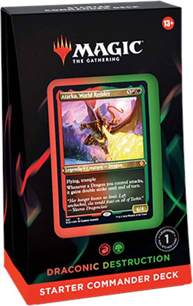 Magic The Gathering TCG Starter Commander Deck Draconic Destruction 10 – COLLECTION REALM