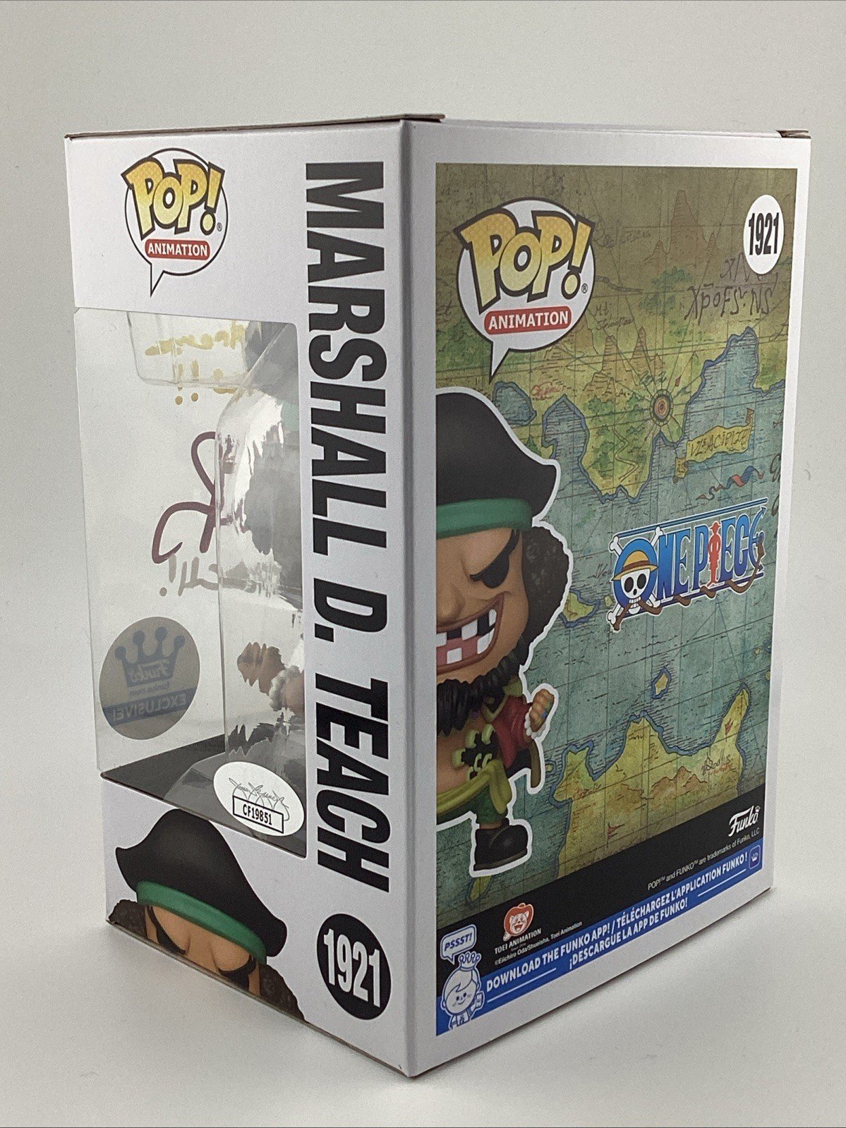 Funko Pop! One Piece - Marshall D. Teach - Funko Excl Signed Chris R #1921