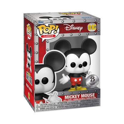 Mickey Mouse Funko Pop! Classic Disney - 25 Years Funniversary - Approx. 5.15" Collectible Limited Edition Vinyl Figure #01C with Window Display Box (PRE-ORDER)