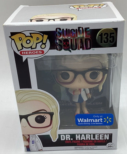 Dr. Harleen Funko Pop 135 Walmart Exclusive Suicide Squad Harley Quinn