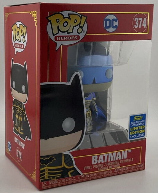 Funko POP! Heroes: DC - Batman (Metallic) 2021 Summer Convention #374 Figure C03