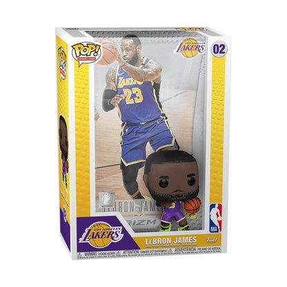 LeBron James Funko Pop! Trading Cards: NBA Los Angeles Lakers - Approx. 4.5" Collectible Vinyl Figure #02 with Box (PRE-ORDER)