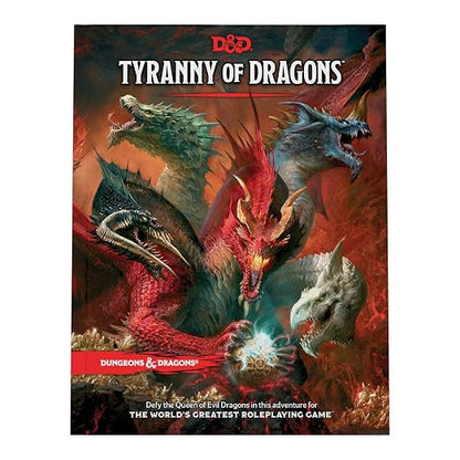 Dungeons and Dragons Tyranny of Dragons Hardcover Book Tabletop RPG Adventure Guide