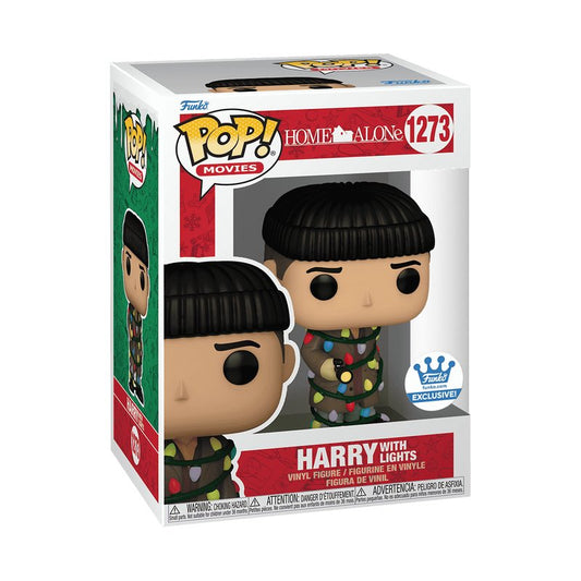 Harry with Lights Funko Pop! Movies Home Alone - Approx. 3.85" Collectible Exclusive Vinyl Figure #1273 with Display Box Protector Case